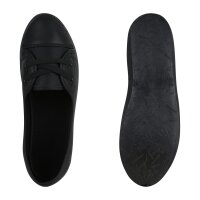 Damen Sportliche Ballerinas in Schwarz