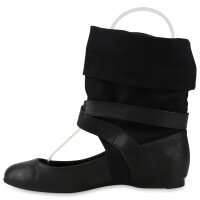 Damen Schlupfstiefeletten in Schwarz