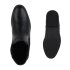 Damen Chelsea Boots in Schwarz PU