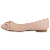Damen Klassische Ballerinas in Apricot