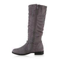 Damen Klassische Stiefel in Grau