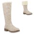 Damen Winterstiefel in Creme
