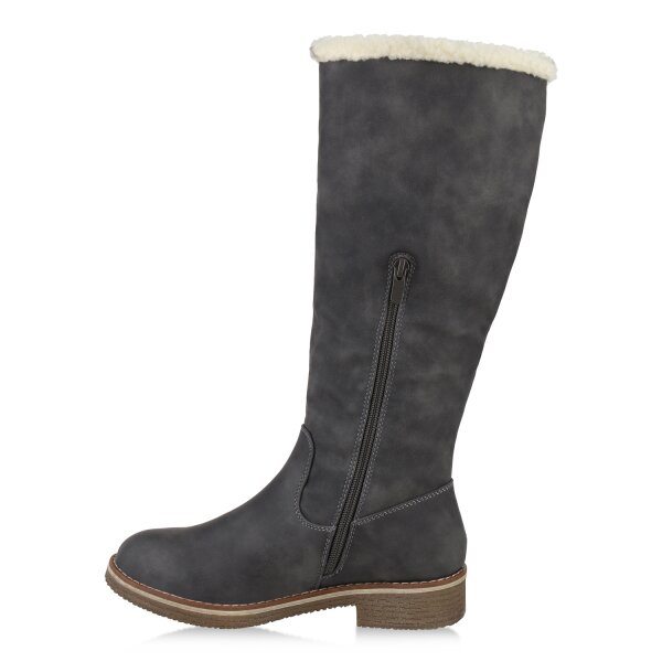 Damen Winterstiefel in Grau