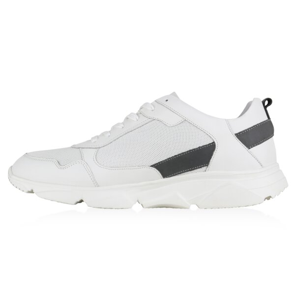Herren Laufschuhe in Weiss Grau
