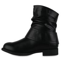 Damen Schlupfstiefeletten in Schwarz